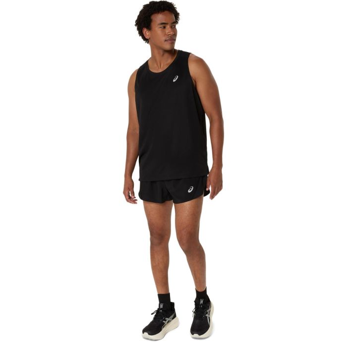 Asics Herre Shorts Asics Men's Core Split Shorts Sort