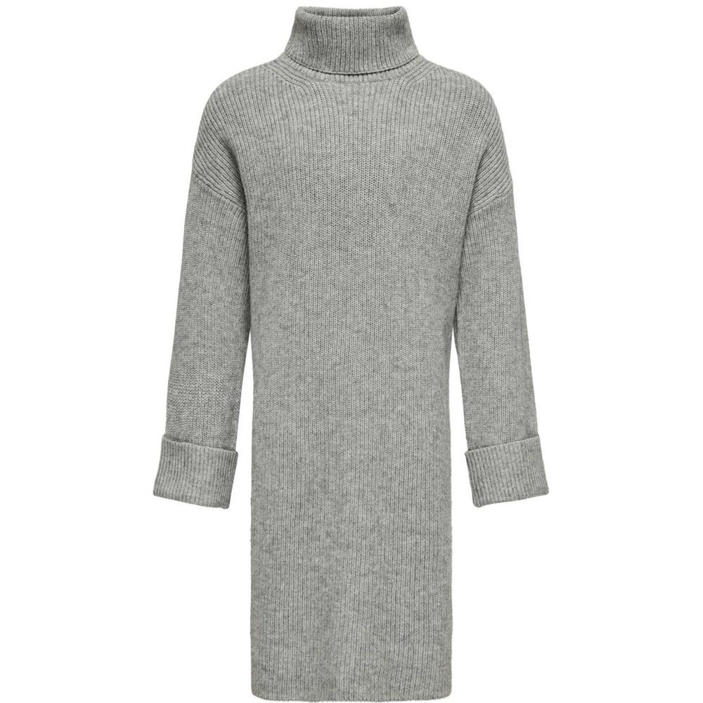 Køb kids ONLY Medium Grey Melange Anne Rollneck Kjole Strik