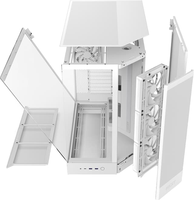 NZXT H9 Flow 2025 PC-kabinet (hvid)