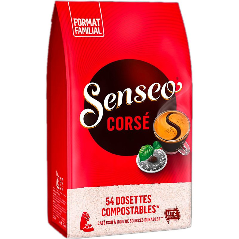 Dosettes de café Senseo Corsé - Paquet de 54