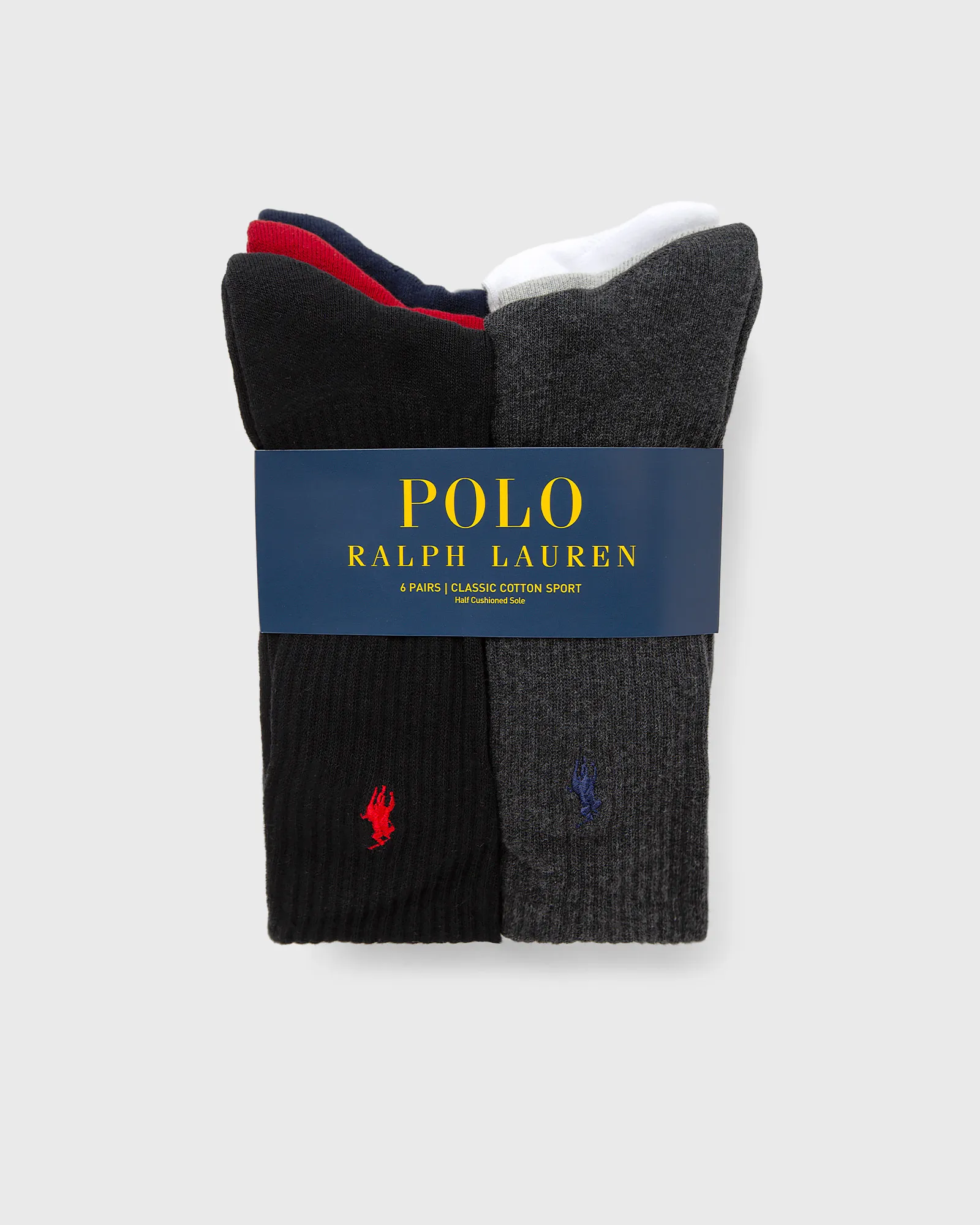 Polo Ralph Lauren 6 COTTN CREW-CREW-6 PACK
