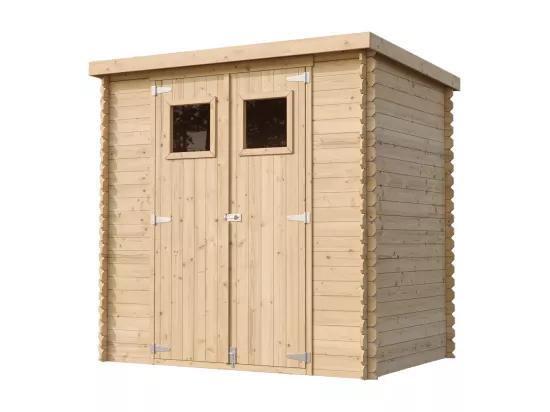 Abri de jardin en bois TIMBELA M311 - l204xL142xH200cm/2.22m2