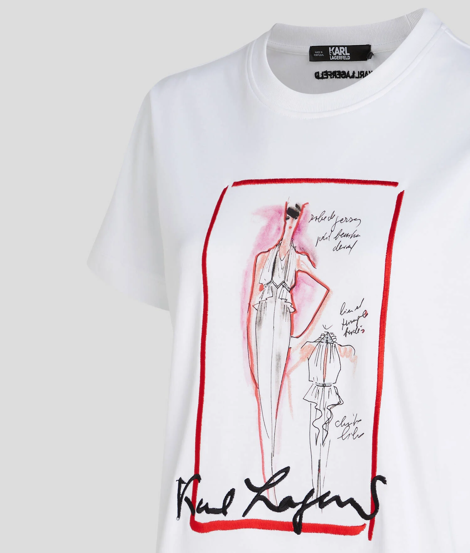 T-SHIRT INSPIRÉ DE CROQUIS K/ARCHIVE