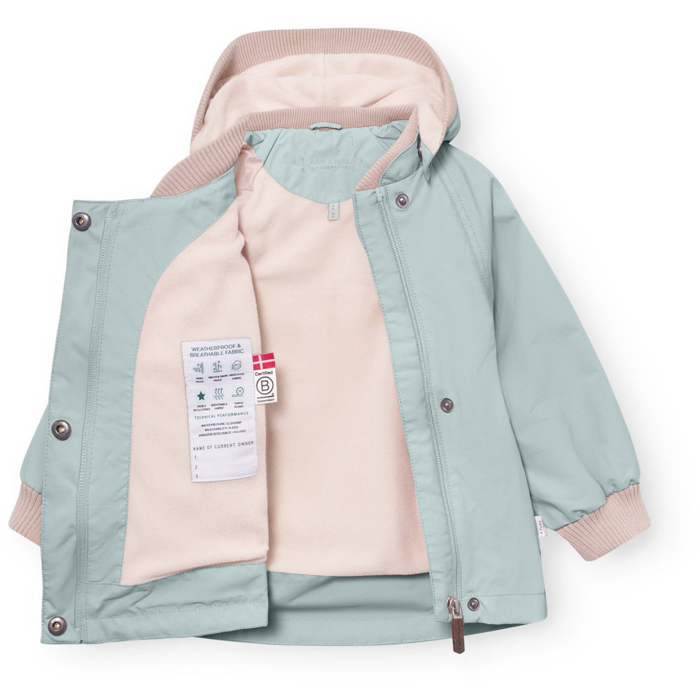 Køb Mini A ture Cloud Blue Matwai Fleece Lined Jacket. Grs
