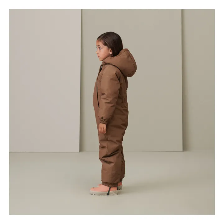 Liewood Combinaison de Ski Lin Polyester Recyclé | Marron