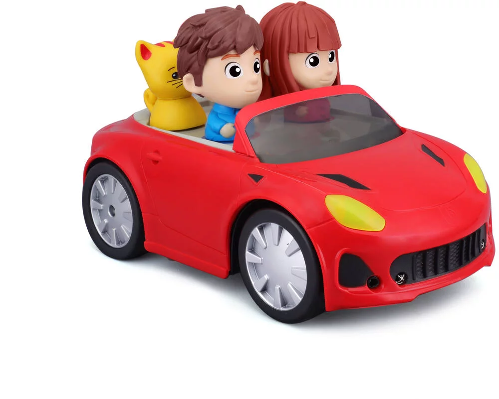 BB JUNIOR - MON 1er CABRIOLET RADIOCOMMANDE AVEC PERSONNAGES