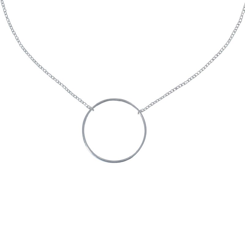Collier Argent Cercle