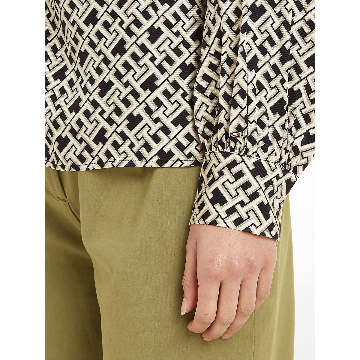 TOMMY HILFIGER<br>Blusa de manga comprida estampada