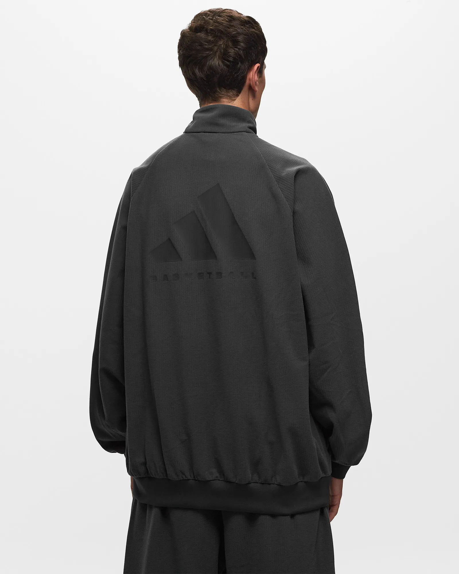 Adidas BASKETBALL BRUSHED TRACK JACKET