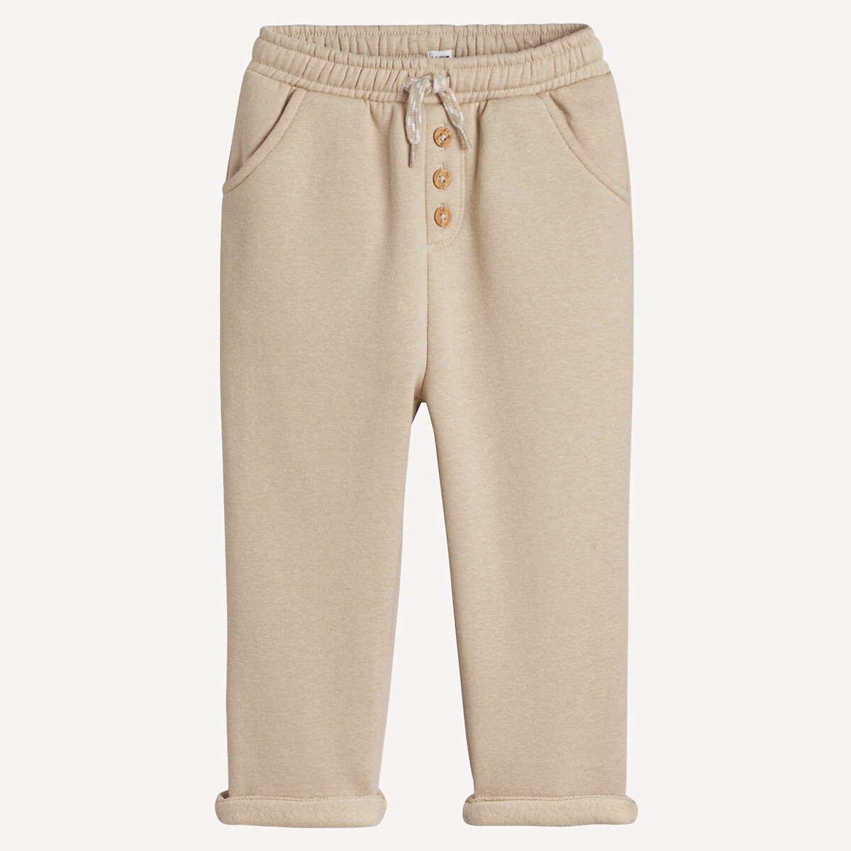 COLEÇÕES LA REDOUTE<br>Calças de jogging, estilo sarouel, polar