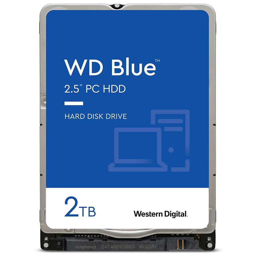 Western Digital WD Blue Mobile - 2 To - 128 Mo
