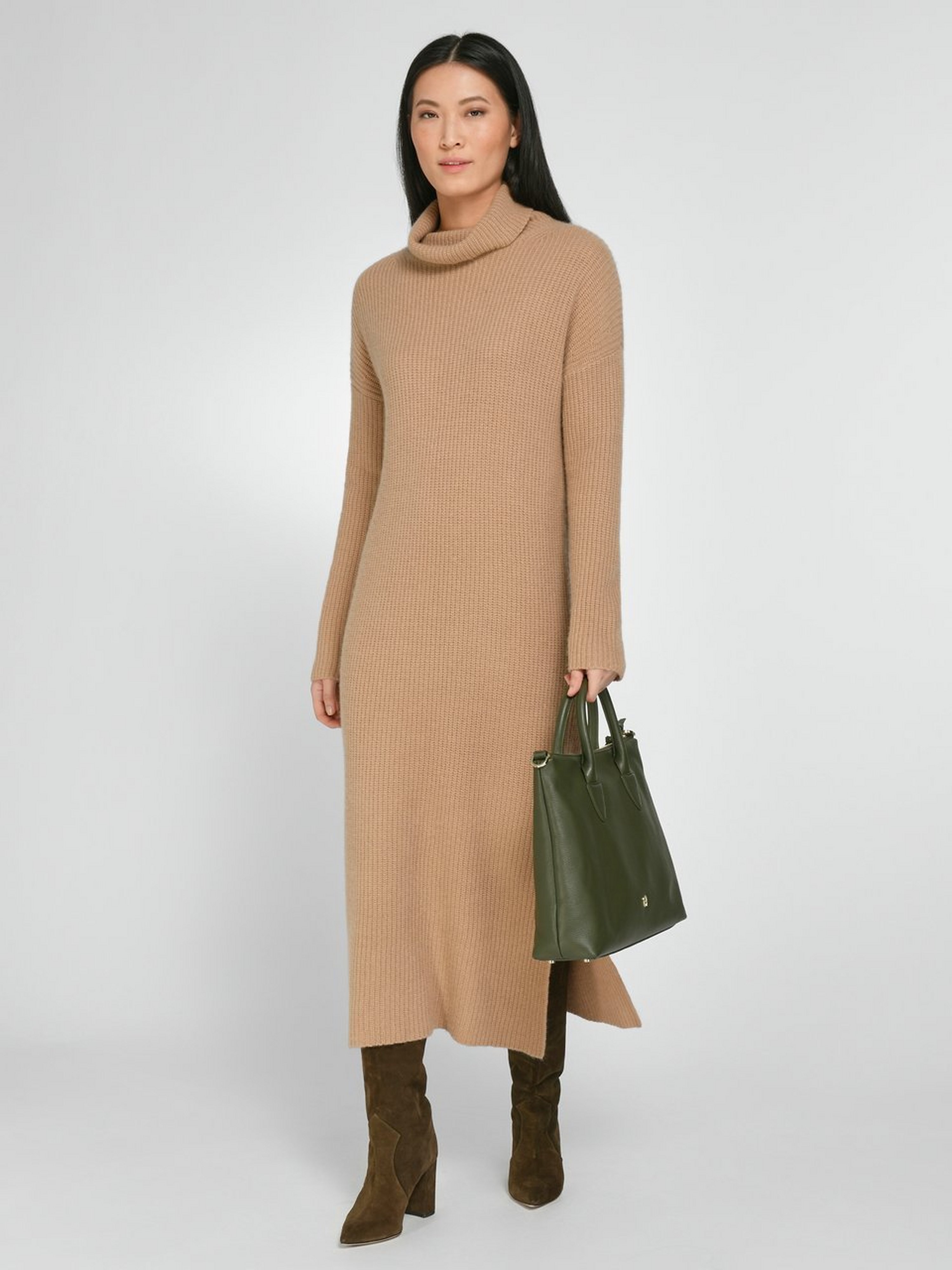 Strickkleid aus Schurwolle und Kaschmir