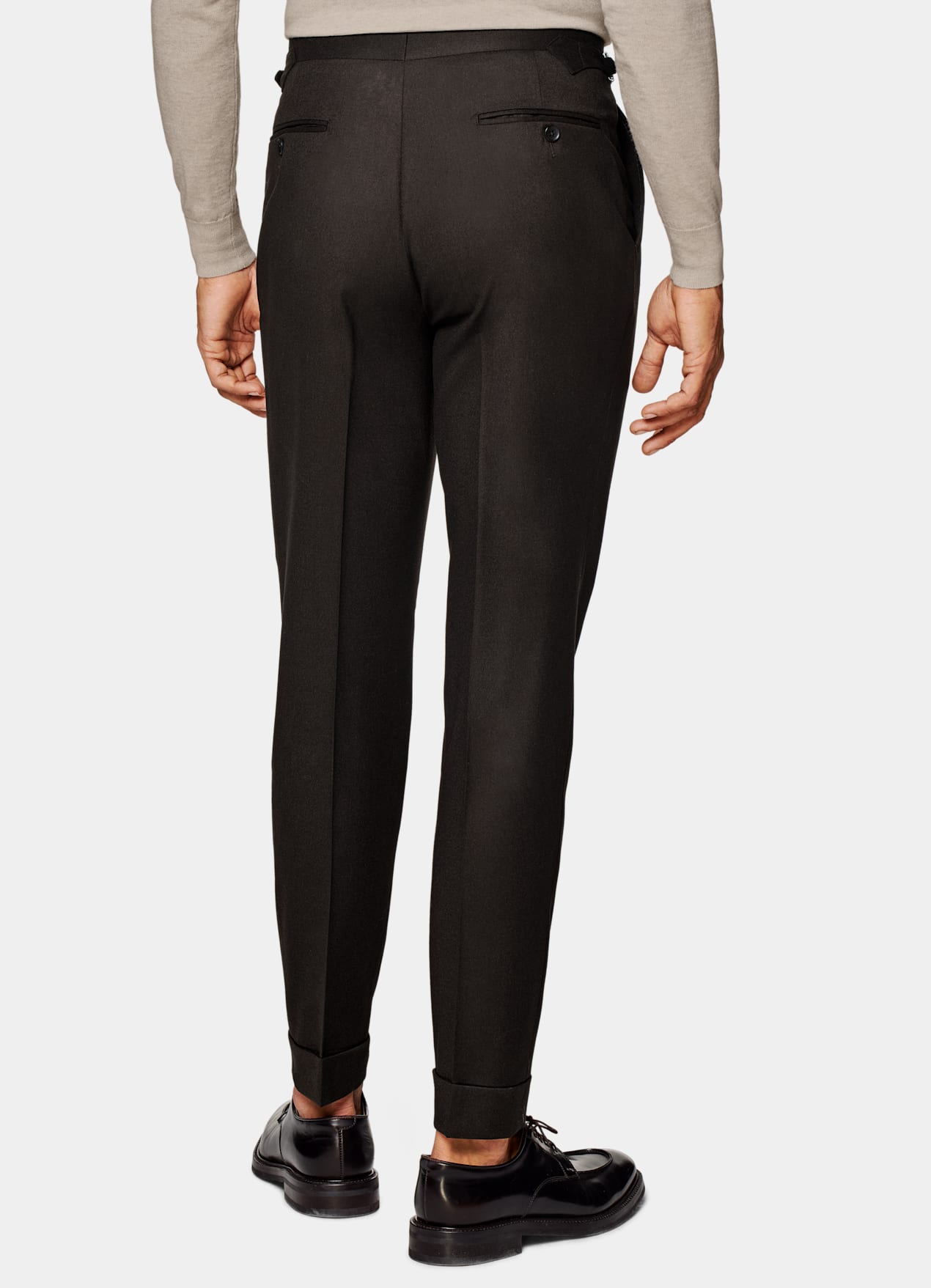 Costume Havana coupe Tailored marron foncé