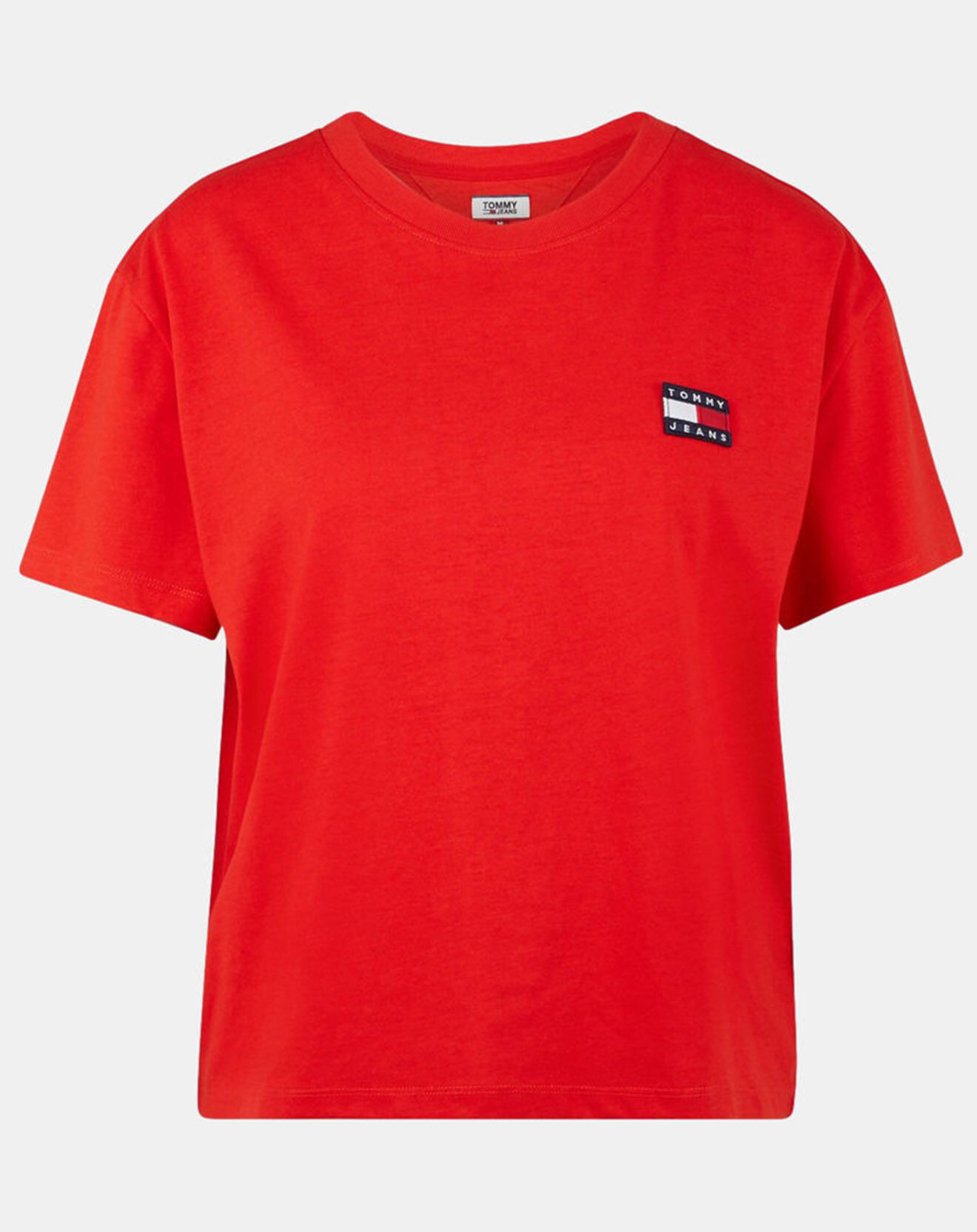 Tommy Jeans T-Shirt badge rouge