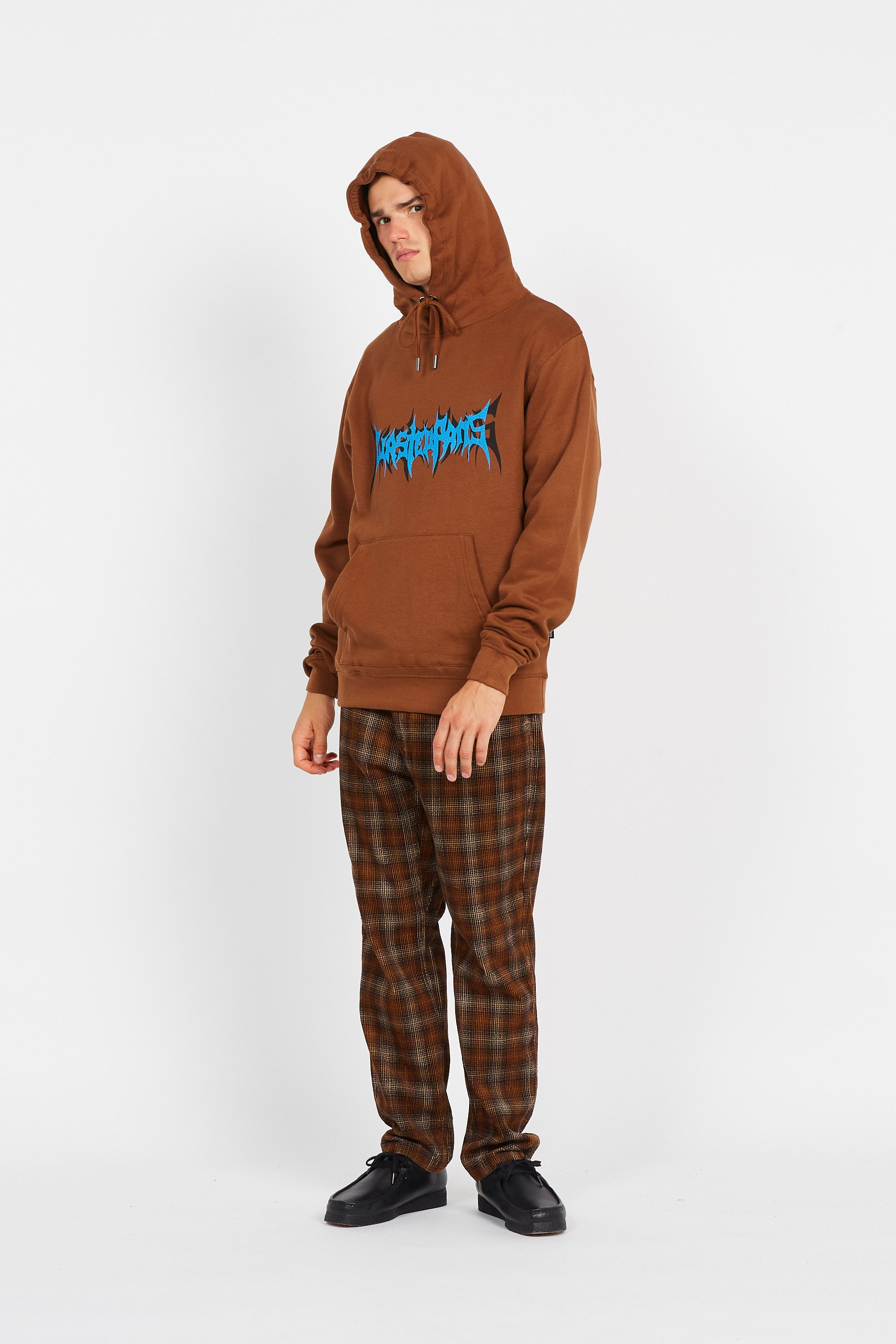 WASTED Hoodie Marron