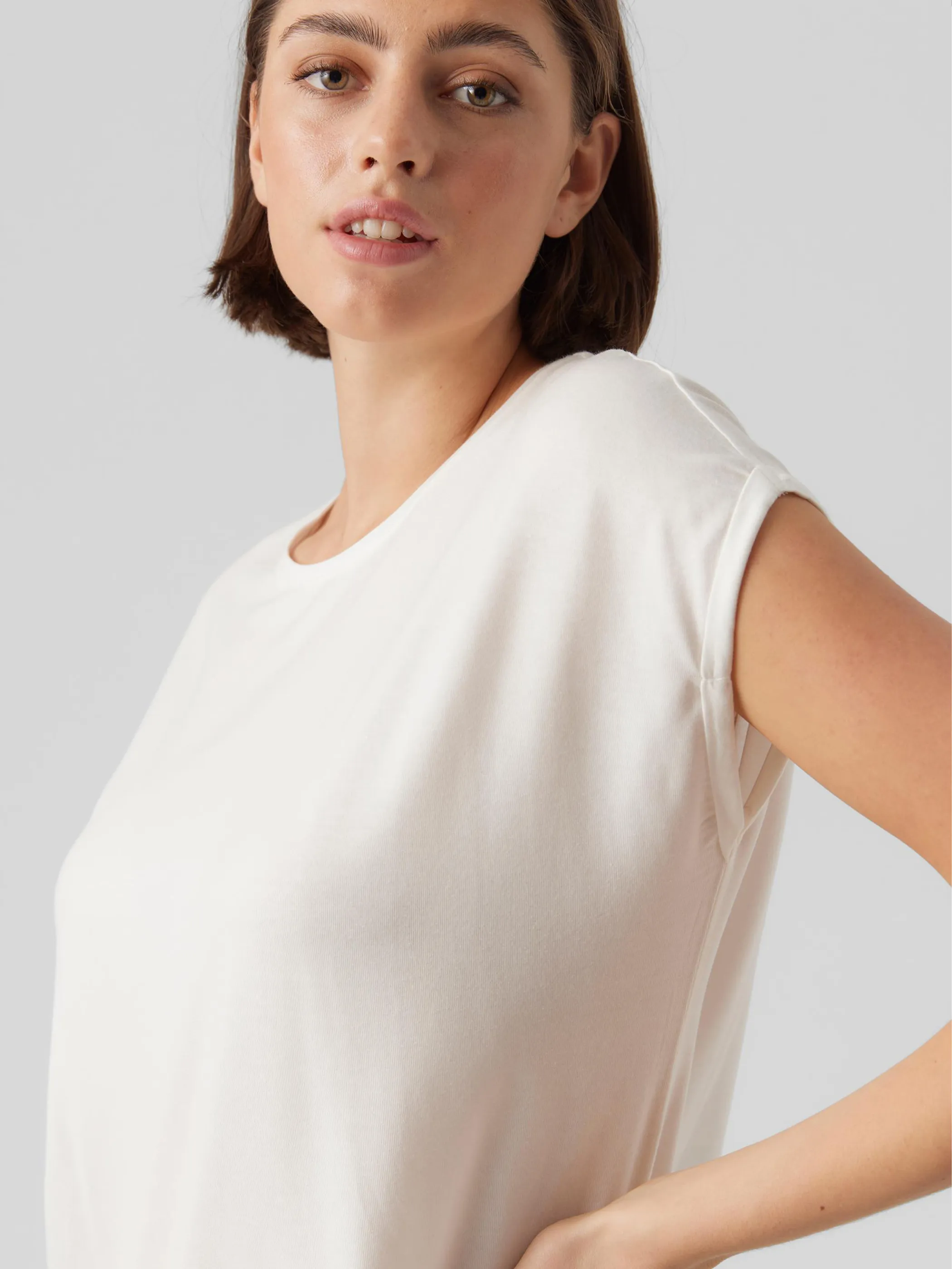 Vero Moda VMAVA PLAIN SS TOP GA Shirt