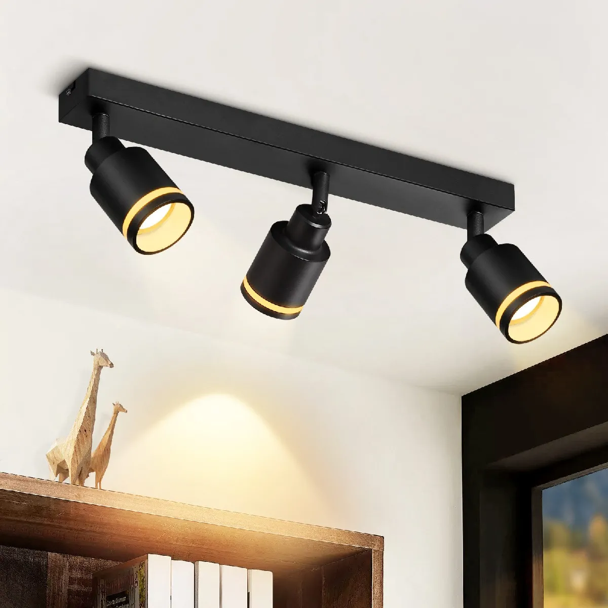 ZMH Lampe Plafonnier - 3 flammes GU10
