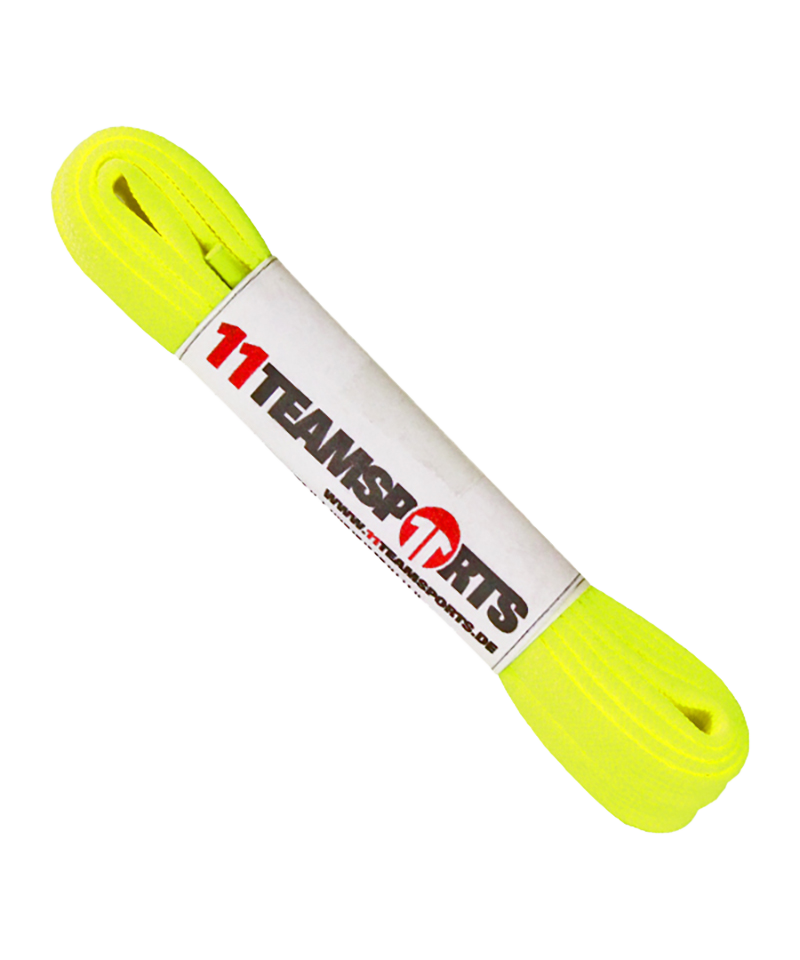 11teamsports Schnürsenkel Laces Neongelb