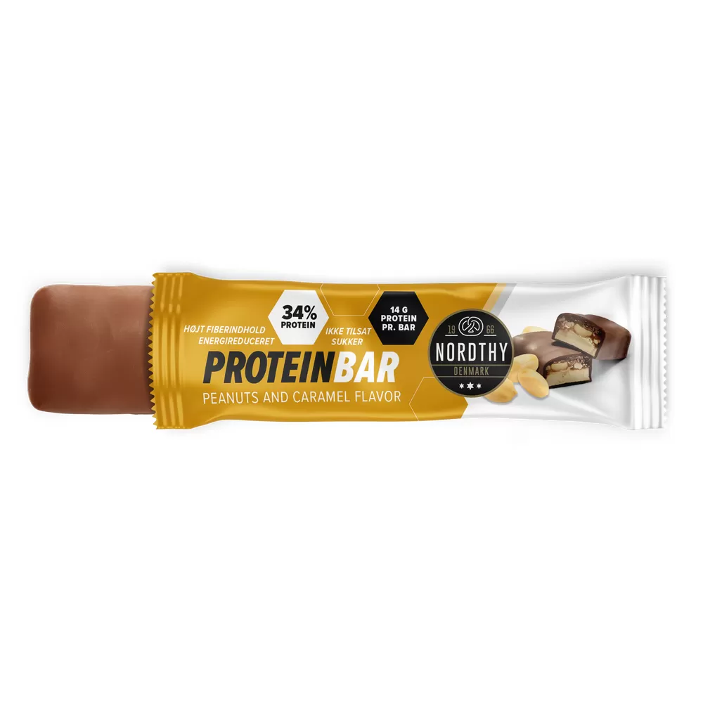 Nordthy Protein Bar Peanut Caramel - 45 g