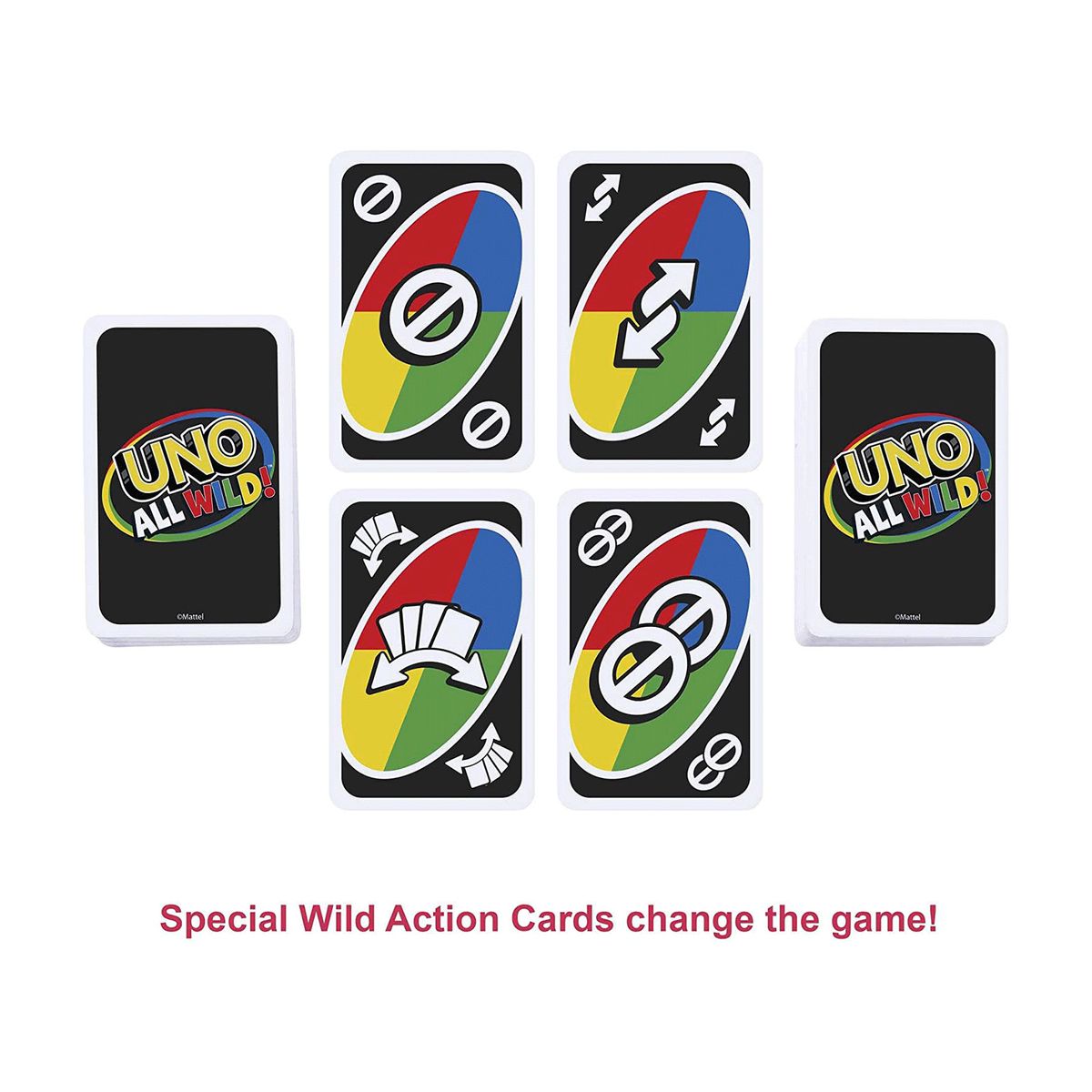 Mattel HHL33 - Mattel Games - UNO All Wild - Kartenspiel