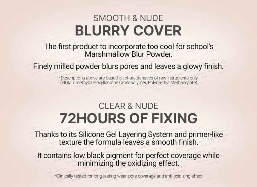 te cool voor school - Fixing Nude Fit Kussenset - 4 Kleuren