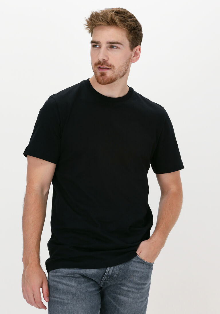SELECTED HOMME zwarte selected homme t-shirt slhnormani180 ss o-neck tee