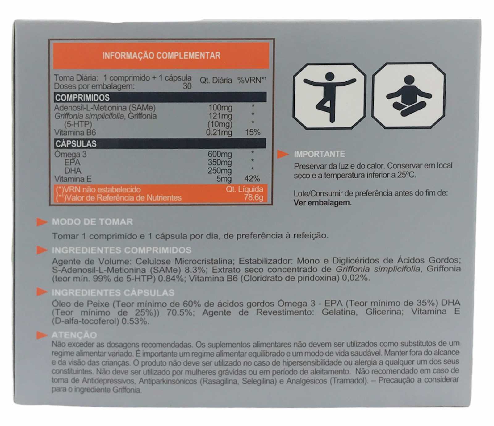 Fharmonat Biokygen Depressão 30 comprimidos + 30 cápsulas