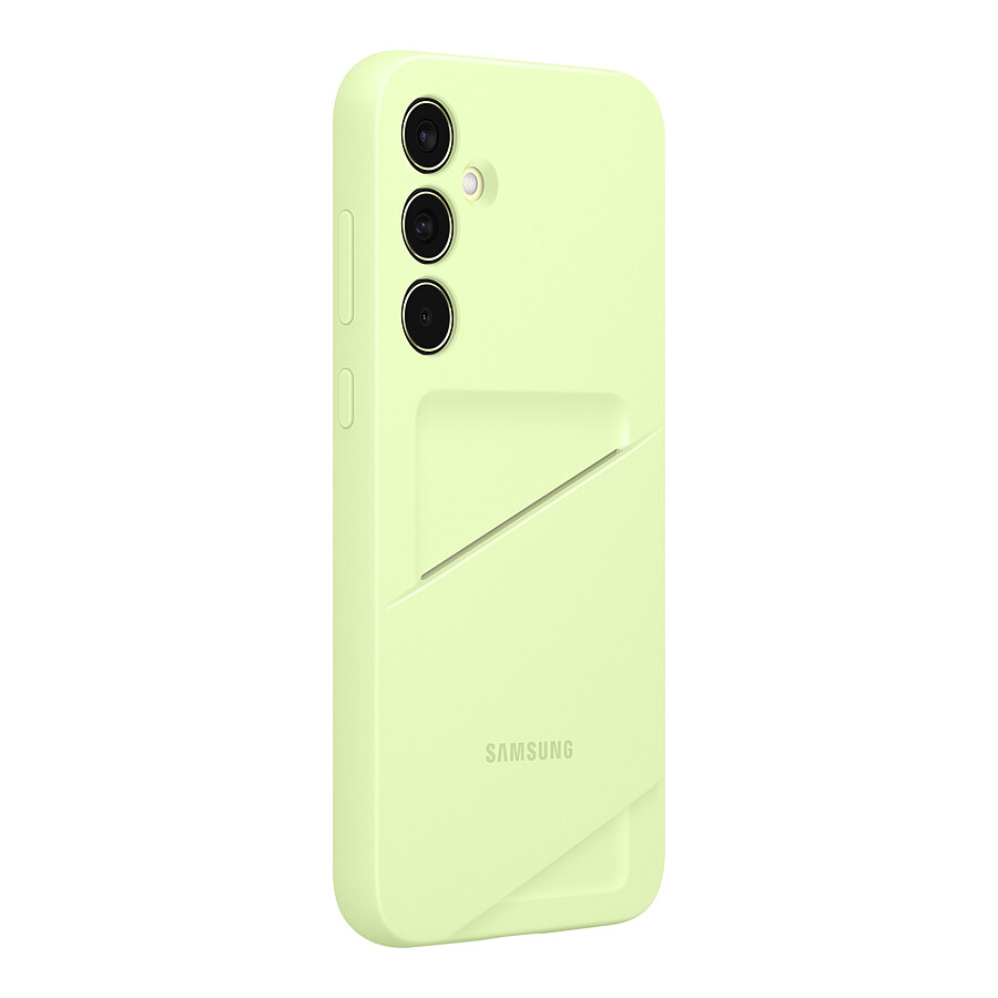 Samsung Coque avec porte-carte Vert pour Galaxy A35 5G