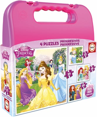 Educa Disney Princess Puslespill 4-in-1