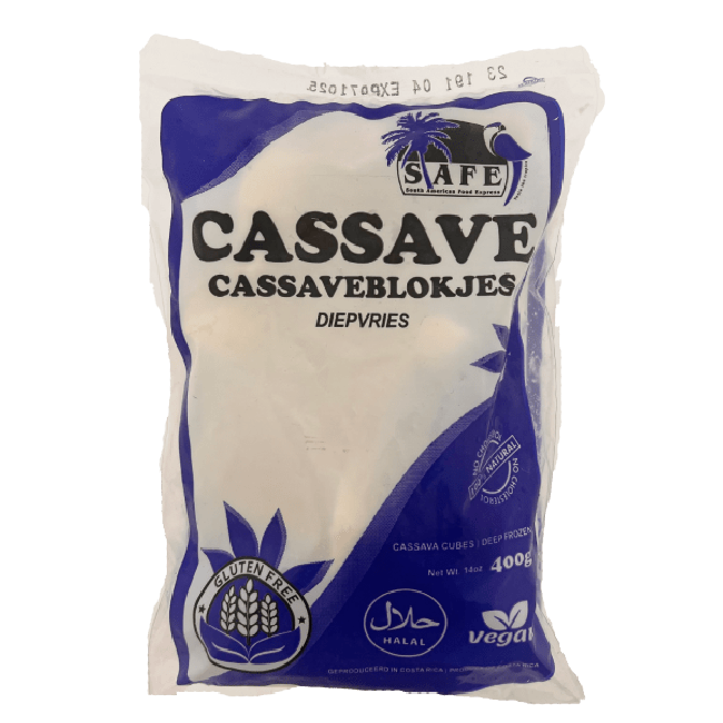 Safe Bevroren Cassave Blokjes 400g