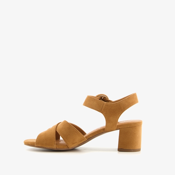 Blue Box dames sandalen met hak bruin