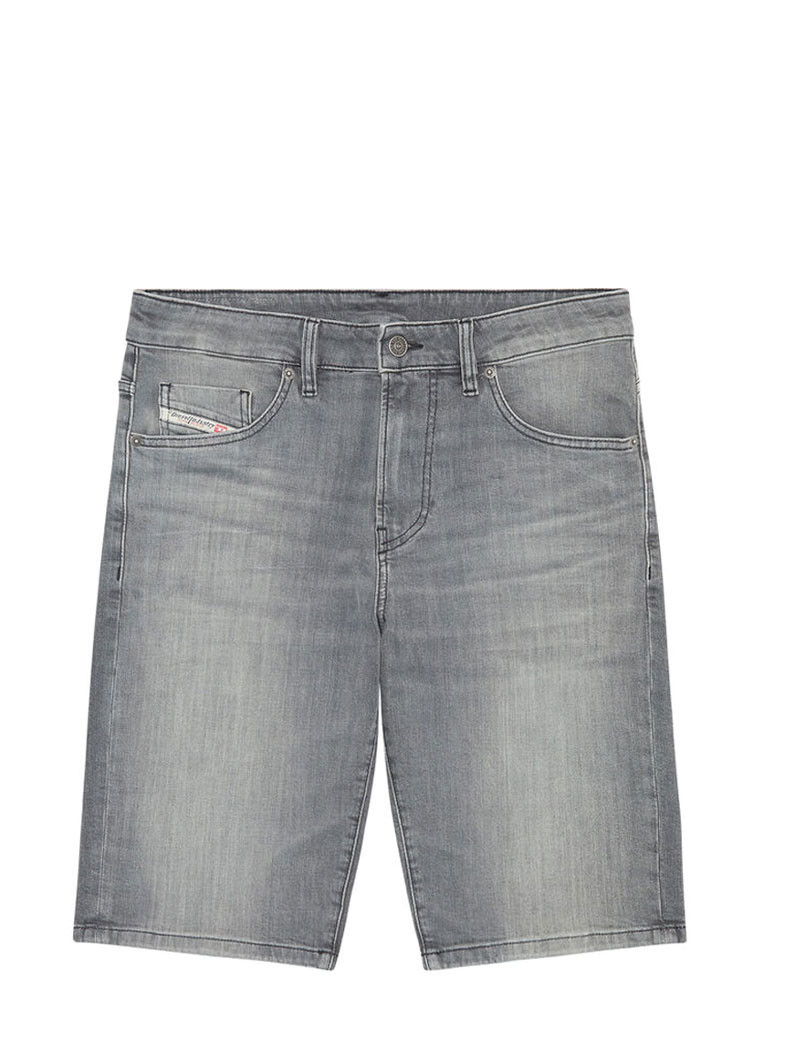 DIESEL SHORT HOMME JEAN SLIM GRIS