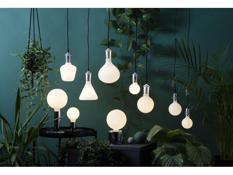 Star Trading Lampe Dou Coating Opaq 5 W (35 W) E27 Warmweis Mattiertes Leuchtmittel in Globeform