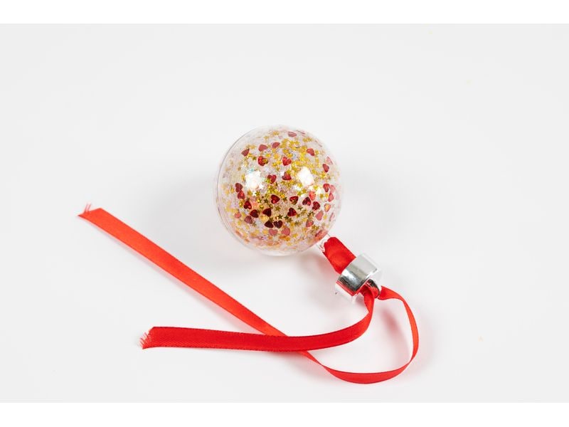 Creativ Company Bastelset Weihnachtskugeln Pailletten Individuell gestaltete Kugeln für den Weihnachtsbaum