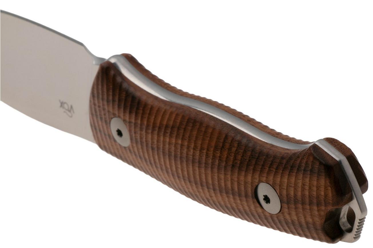 MKM Small Lov MK-SL-S, Satin M390, Santos Wood vaststaand mes, Jesper Voxnaes design
