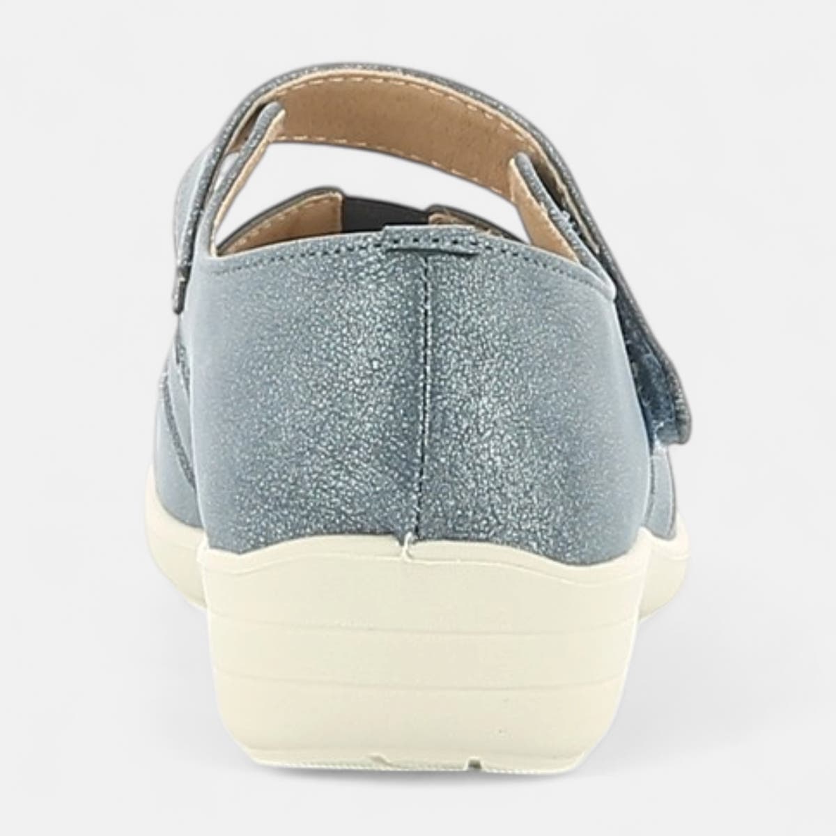 Mocassins pieds sensibles Femme bleu marine