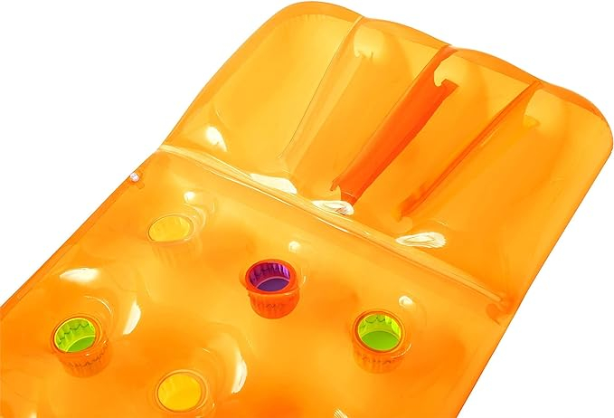 (188x71cm) Summer Colors Aufblasbare Wasser Luftmatratze Liegesofa Badeinsel (43014) - Assortiert