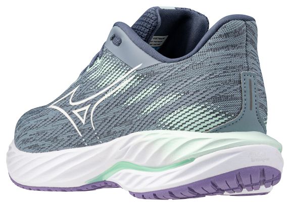 Chaussures Running Mizuno Wave Inspire 21 Bleu/Vert Femme