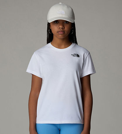 The North Face T-shirt - Vertical Graphic - Hvid