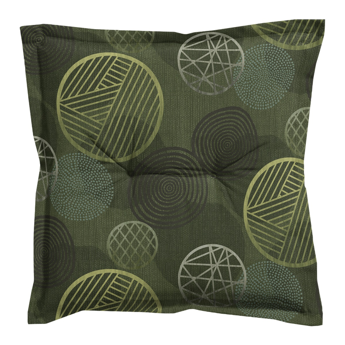 Madison Circle green Zitkussen - Set van 4