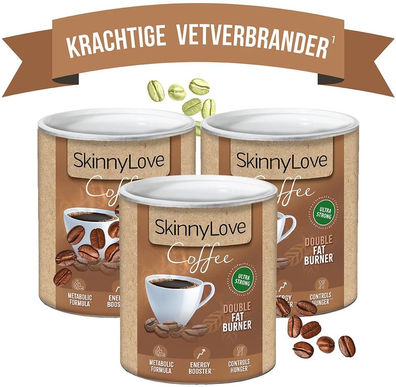 SkinnyLove Coffee - Double Fat Burner (voordeel 450g) | Vetverbrander