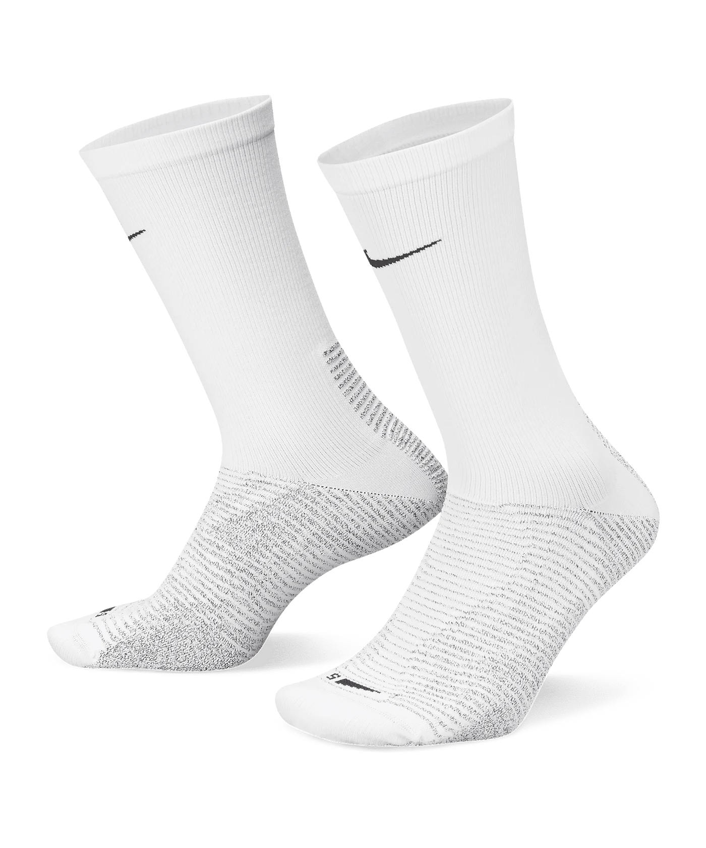 Nike Vapor Grip Crew Socken Weiss Schwarz F100