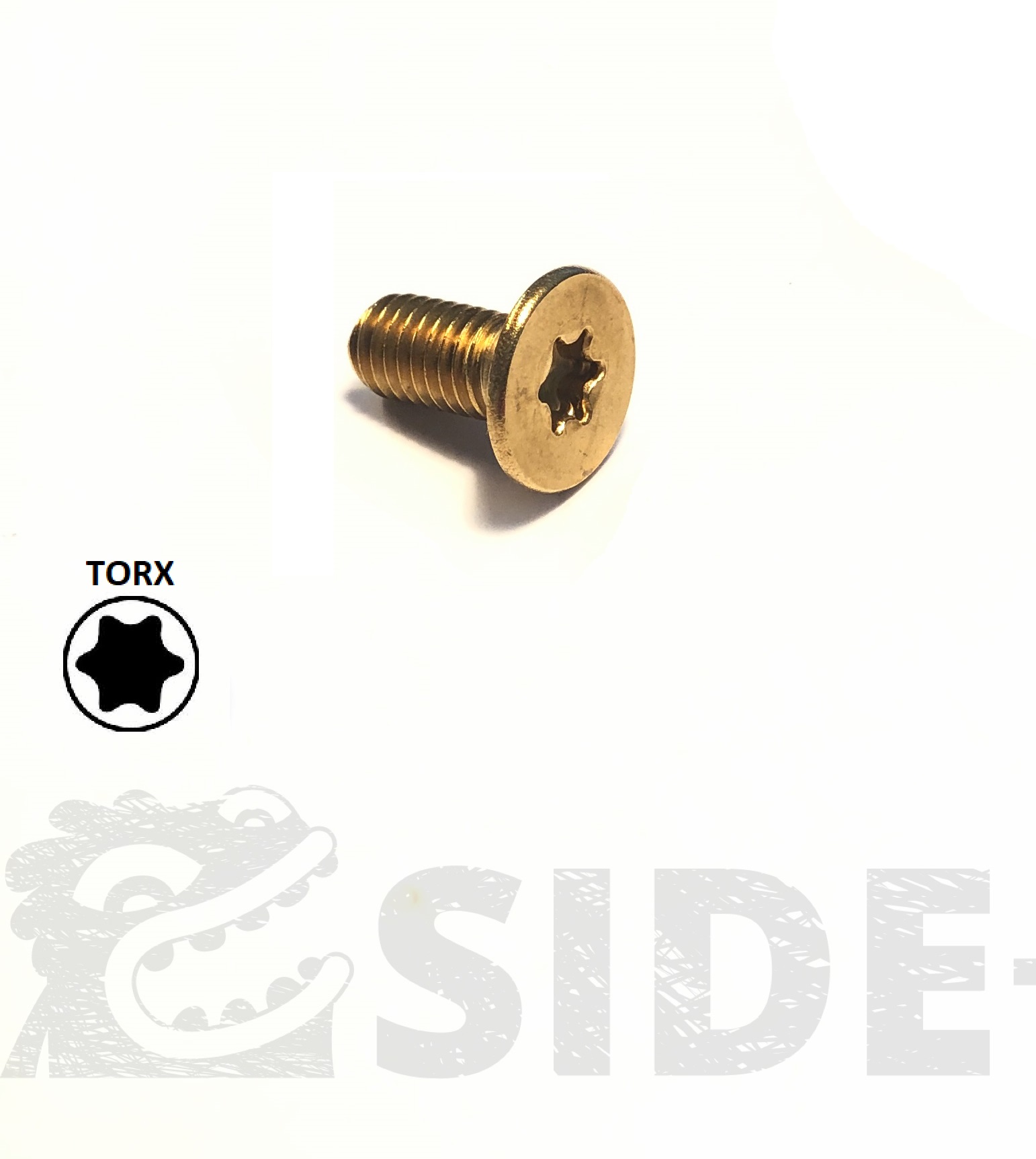 Side Shore Vis Foil - Torx - Laiton - M8 / 10 mm