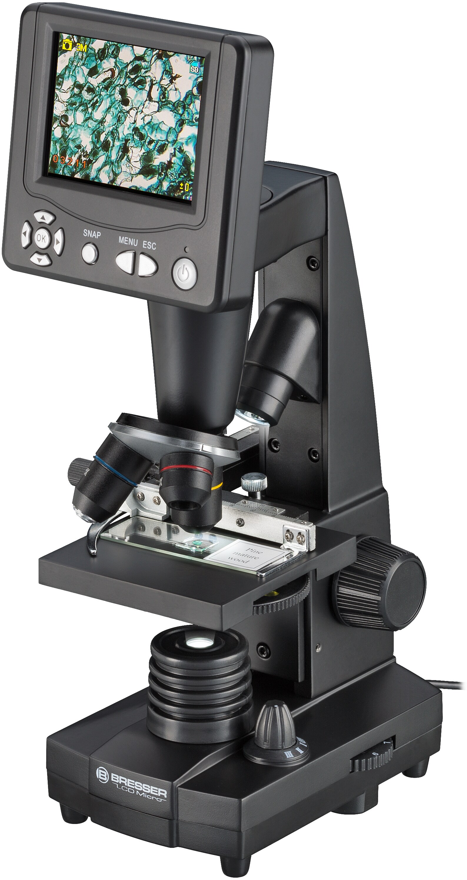 BRESSER LCD-Schülermikroskop 8.9cm (3.5