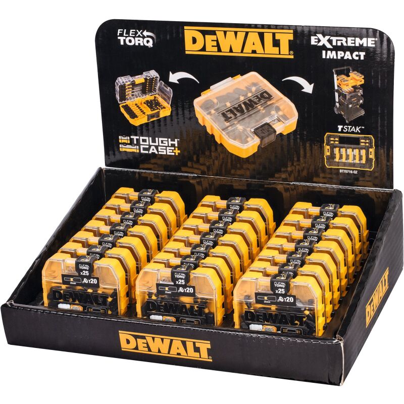 Coffret de 25 embouts de vissage Impact Torsion DeWalt