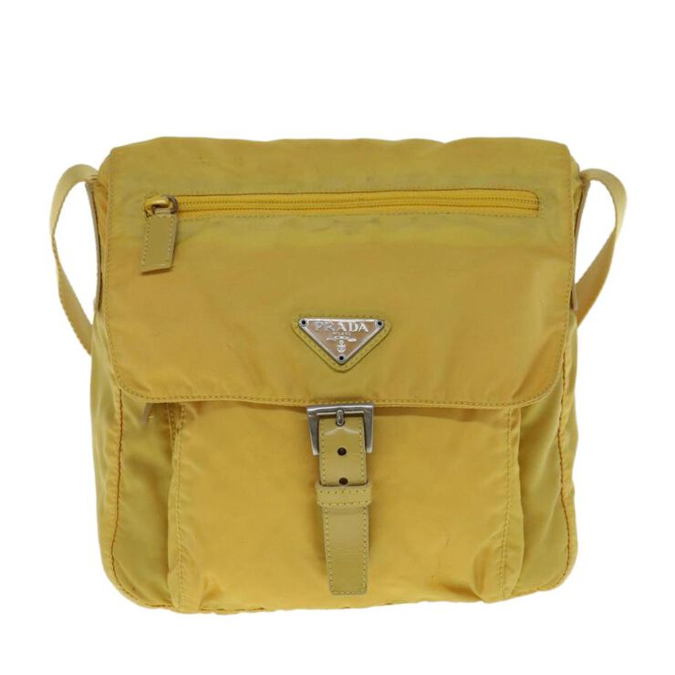 Prada Vintage Prada Crossbody Bag Yellow