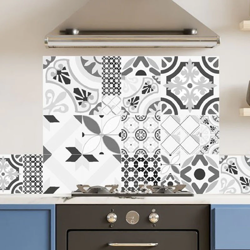 Crédence cuisine Fond de hotte ALU : L 90cm x H 70cm - NAPLES GRIS 99d