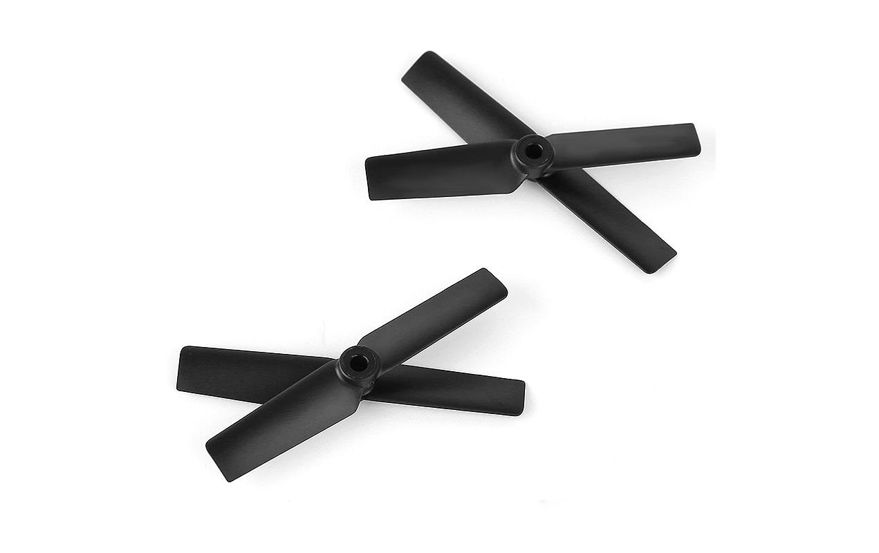 Heckrotorblätter Schwarz 4 Stück M1 EvoErsatzteil für OMP M1 Evo Heli