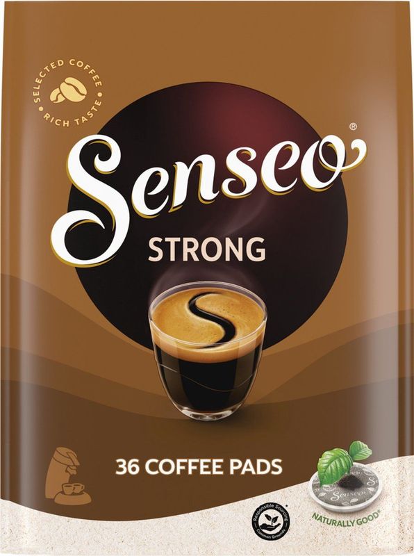 Senseo Strong Koffiepads - Intensiteit 7/9 - 10 x 36 pads