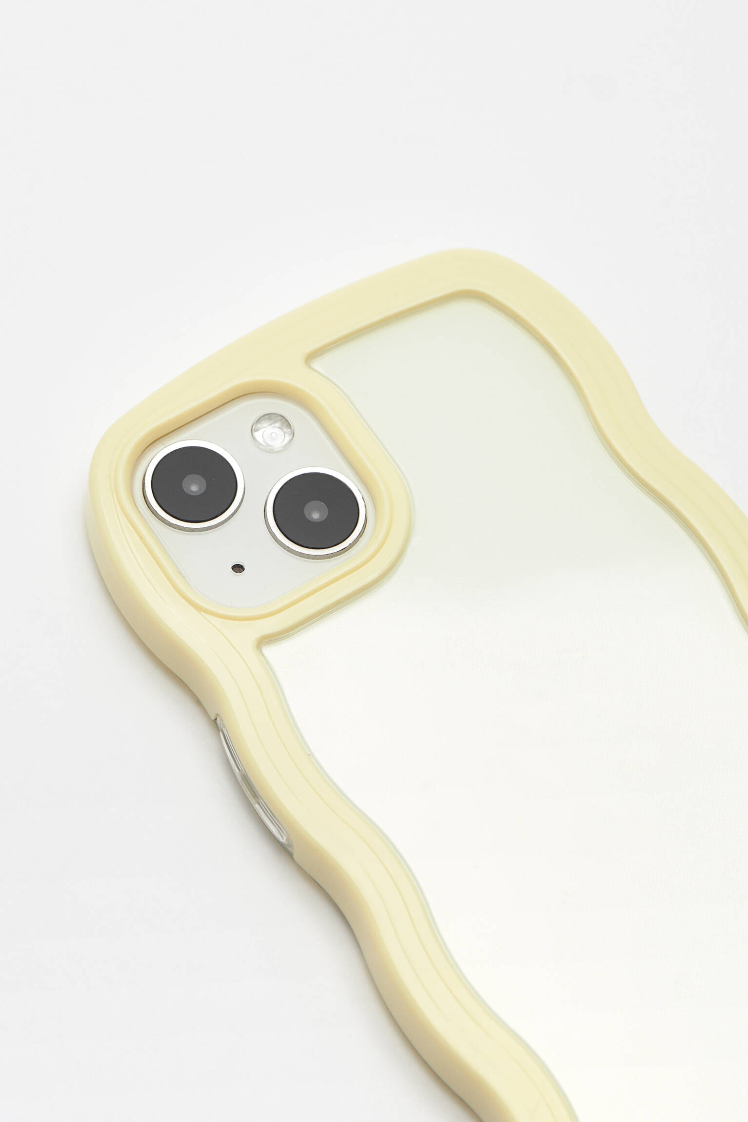 CAPA PARA IPHONE WAVES - AMARELA
